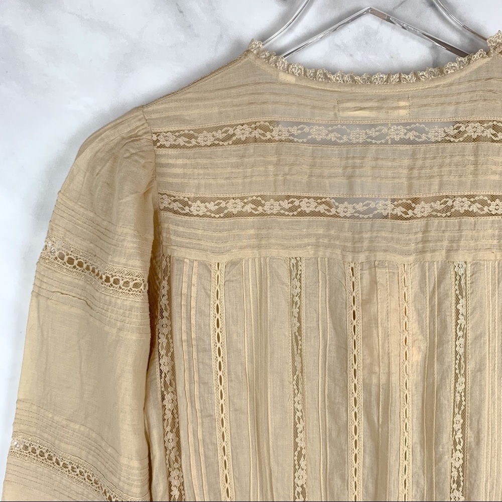 NWT Doen Vicia Cotton Midi Dress Sandstone Boho S - Picture 7 of 13